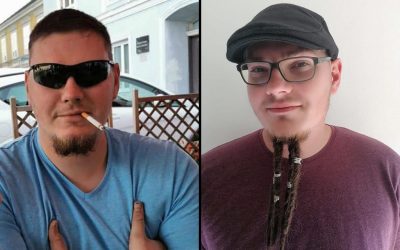 Peloco: Auch mein kleiner 'großer' Bruder ließ sich kreativ verändern. Bei ihm hatten wir Platz für mehrere Dreadlocks, um seinen Bart stylish aufzupeppen.