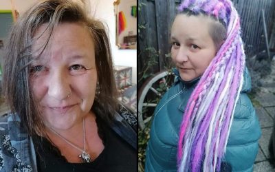 Peloco: Meine langjährige Freundin - wir kennen uns schon von der teenager Zeit - haha 😅 Also scho seeeeeeeeeeeeeehr laaaaang - hat wieder frische Farbe und Veränderung gebraucht - drum gab's eine Haarverlängerung mit Kunsthaardreads mit verschiedenen Pink-Tönen für sie. Gerade in diesen seltsamen, turbulenten Zeiten ist es gut, etwas für sich und sein Wohlbefinden zu tun, damit man sich wieder wohl fühlt in seiner Haut.