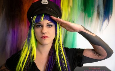 Franky's Peloco Virus: Die Peloco-Polizei grüßt die bunte Welt voll Dreadlocks, Extensions, Braids und Haarfarben. (Copyright by: FotoFrank)